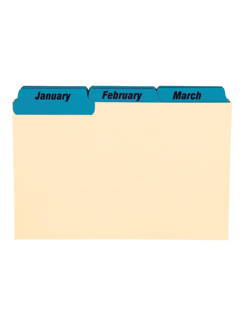 Oxford Manila Card Guides With Laminate Tabs Office Depot