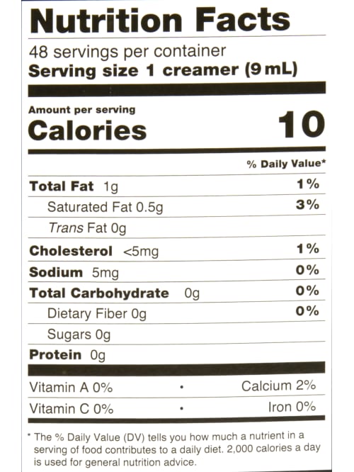 Executive Suite Liquid Coffee Creamer Half And Half 0 38 Oz Single Serve Case Of 192 4 X 48 Per Pack Office Depot
