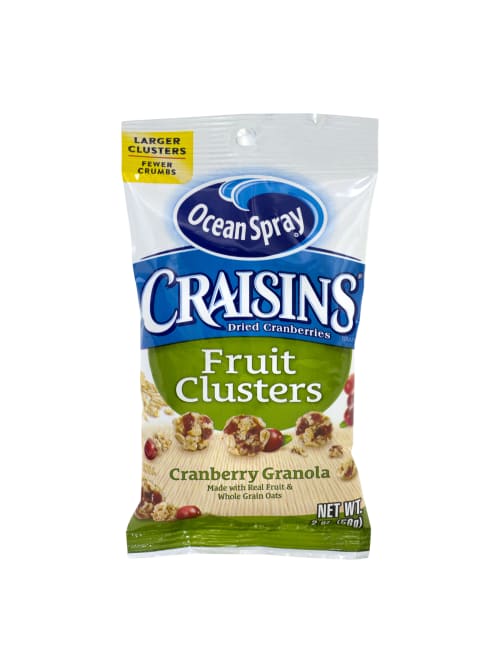 Ocean Spray Craisins Fruit Clusters Cranberry Granola 2 Oz 10 Count Office Depot