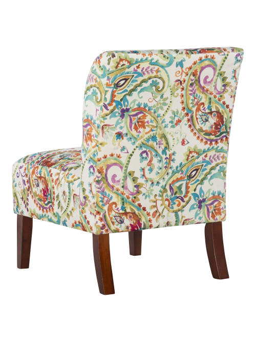 Linon Athens Slipper Chair Indira Calypso Office Depot