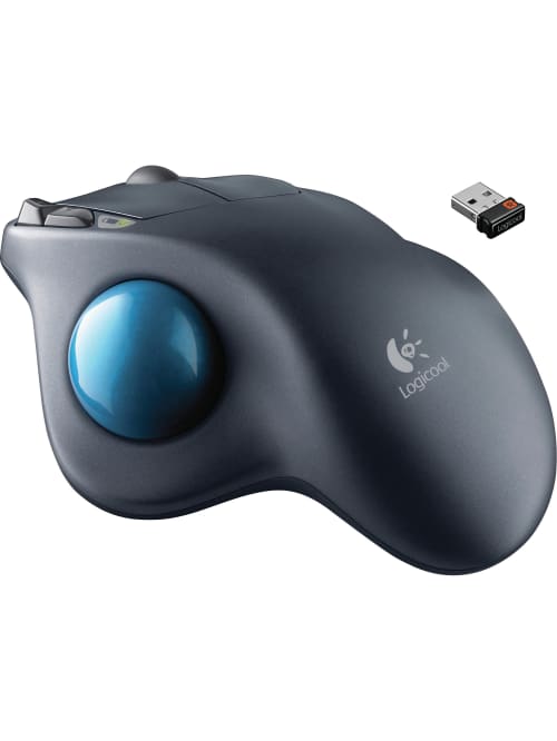 Logitech M570 Wireless Trackball Mouse Black 910 001799 - Office Depot