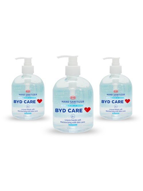 Byd Care 500ml Hand Sanitizer 20pk Office Depot