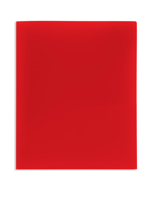 Office Depot Brand School Grade 2 Pocket Poly Folder Letter Size Red Office Depot
