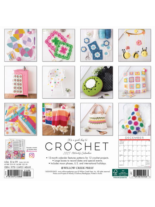 Willow Creek Hobbies Calendar Crochet 14868 Office Depot