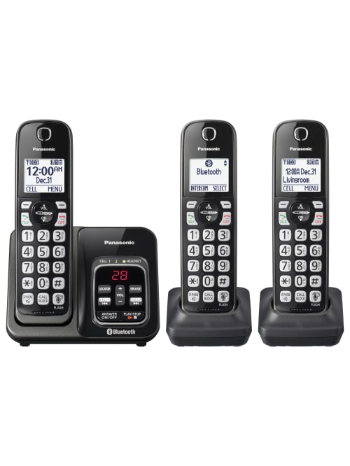 Panasonic Kx Tgd563m Dect 6 0 Plus Expandable Digital Cordless Phone System Office Depot
