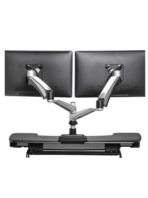 dual monitor arm