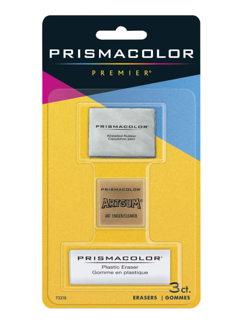 Sanford Design Art Erasers Value Pack Assorted Colors Pack Of 3 Office Depot