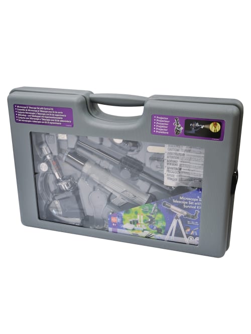 edu science telescope and microscope set