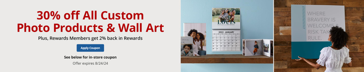 Office Depot - 30% off All Custom Photo Products & Wall Art!