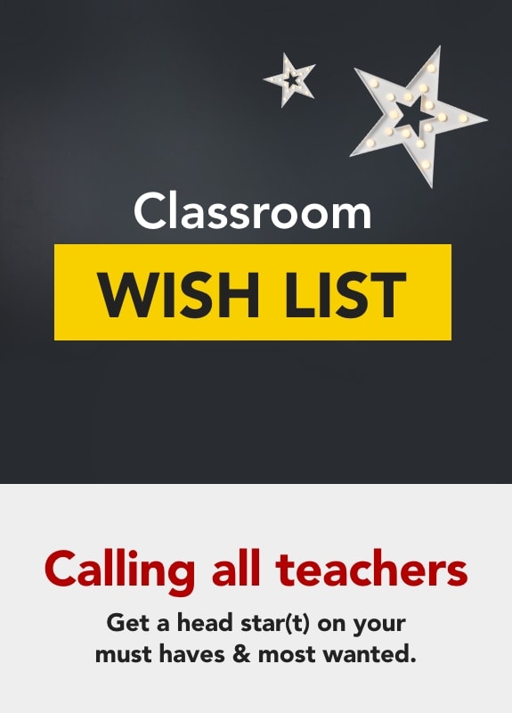 Classroom Wish List