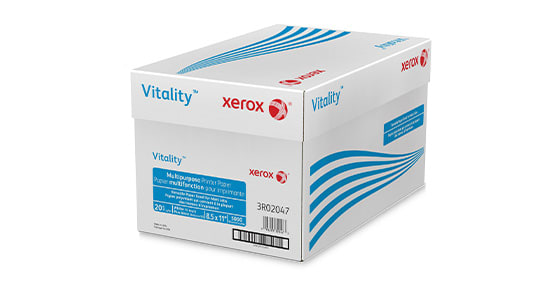 Xerox® Vitality® Multi-Use Printer & Copier Paper, Case Of 10 Reams