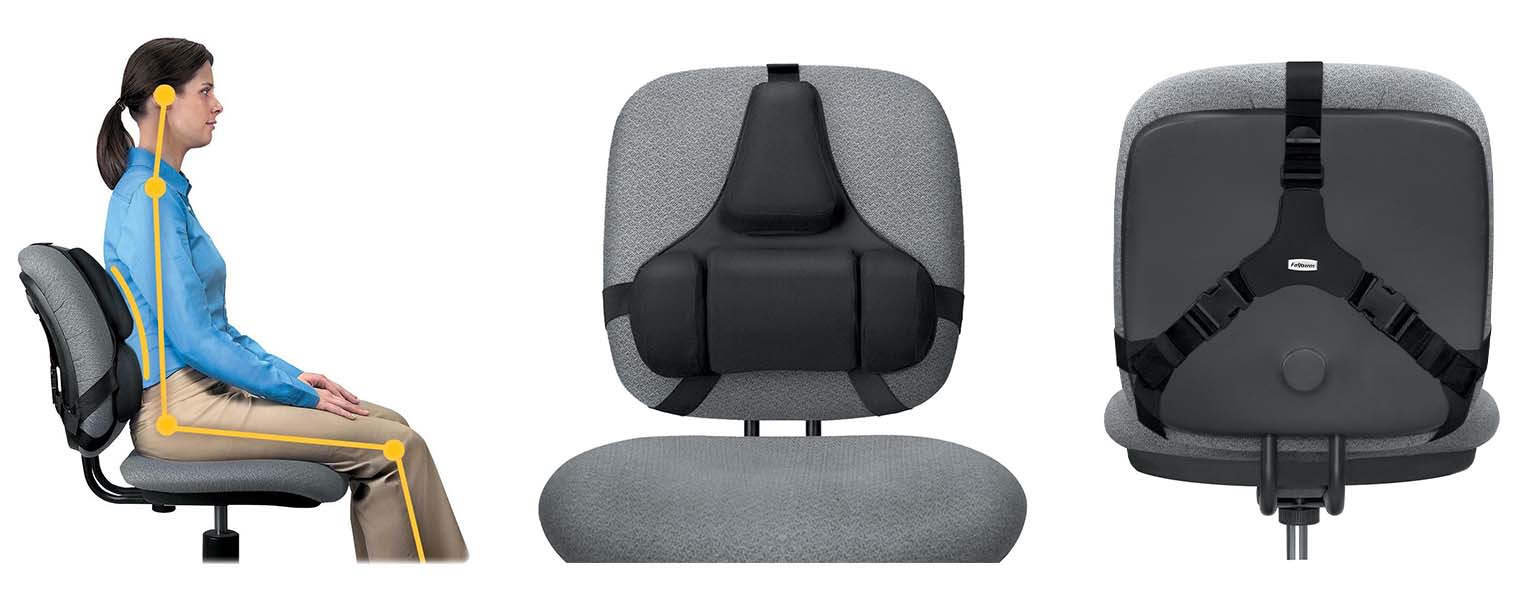 Lumbar support sales attachment office chair