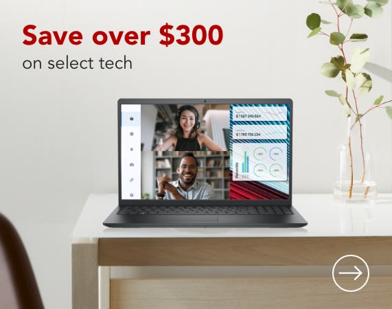 Save over $300 on select Tech