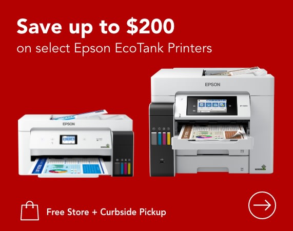 Save up to $200 on select EcoTanks