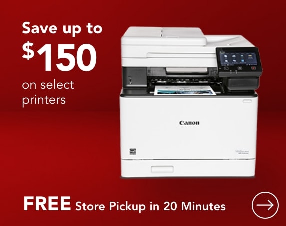 Save up to $150 on Select Printers