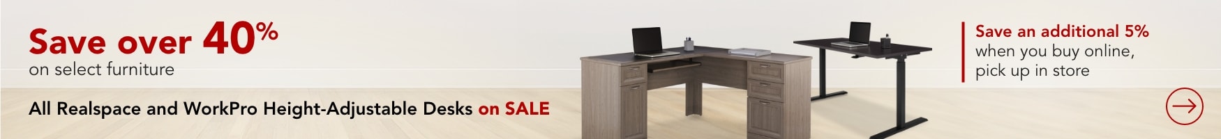 Save over 40% on select furniture