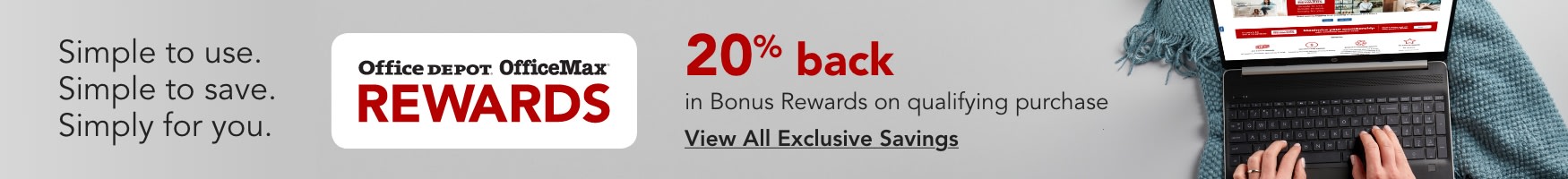 20% back in bonus rewards
