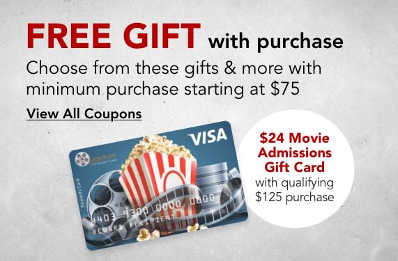 Free Gift with $75 Qualifying Purchase