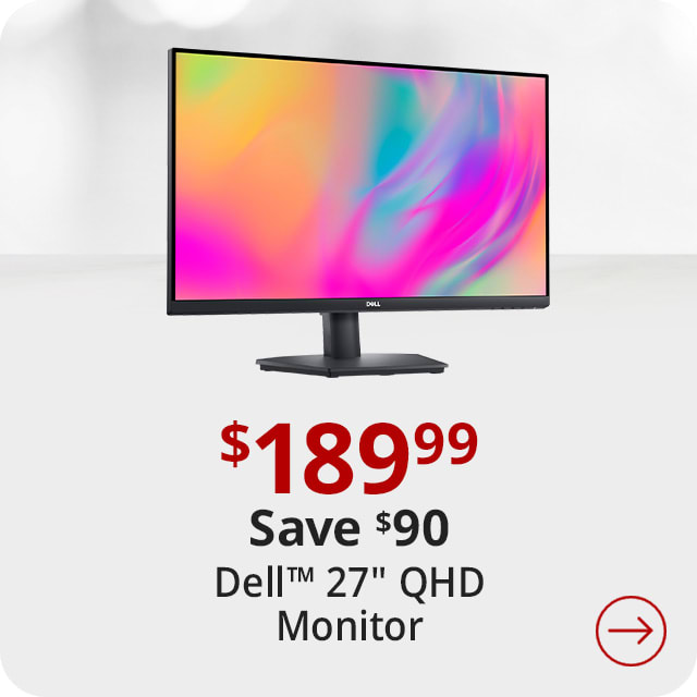 Save $100 Dell™ SE2723DS 27" QHD Monitor, AMD FreeSync