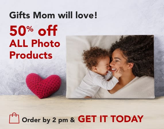 50% off all photo products