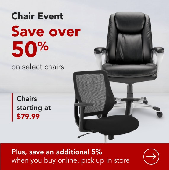Save over 50% on select Chairs