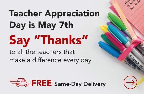 Teacher Appreciation Day is May 7th!