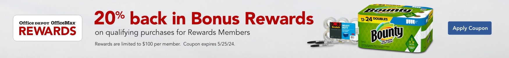 20% Back in Bonus Rewards