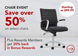 Chairs starting at $99.99