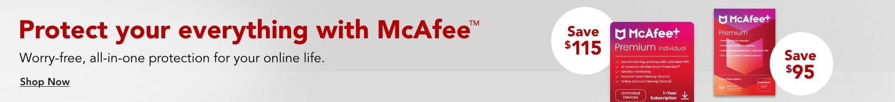 Protect your everything with McAfee