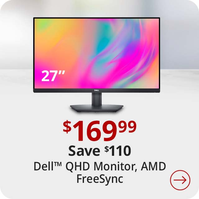 Save $110 Dell™ SE2723DS 27" QHD Monitor, AMD FreeSync