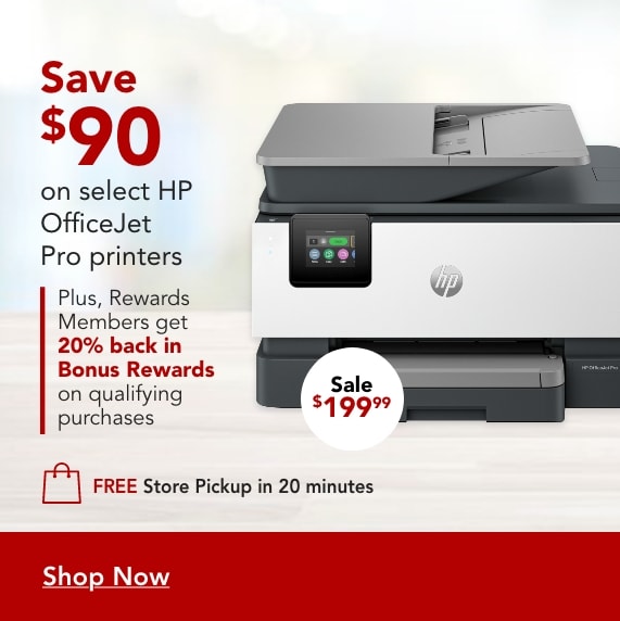 Save $90 on select printers