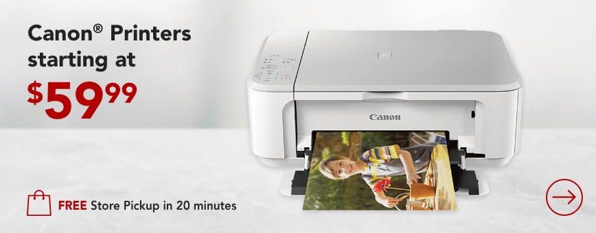 Canon Printers starting at $59.99