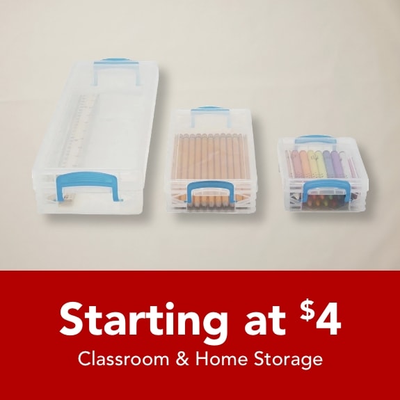 Classroom storage starting at $4