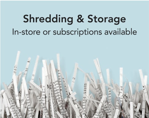 Shredding & Storage