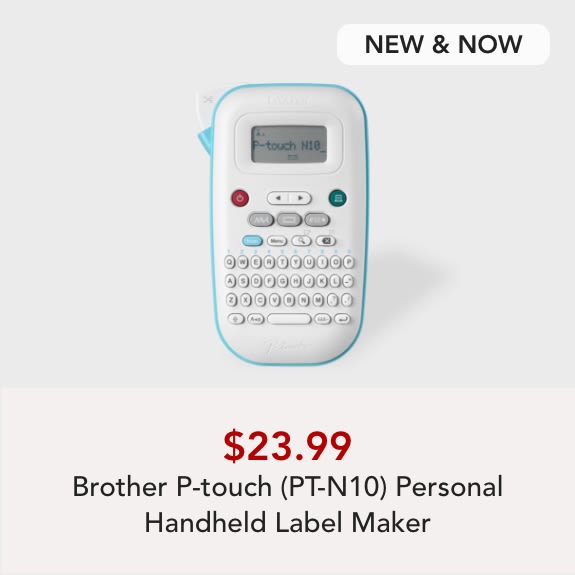 New! BTAG label makers and tapes