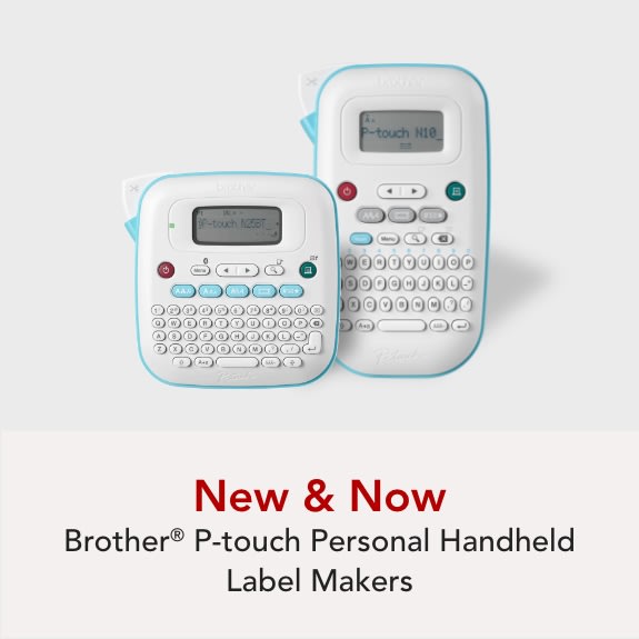 New! Label makers and tapes