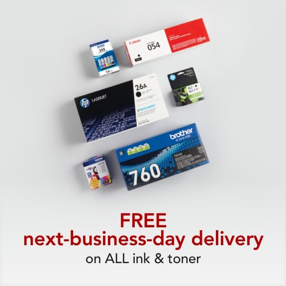 FREE Next Business Day Delivery on ALL Ink & Toner