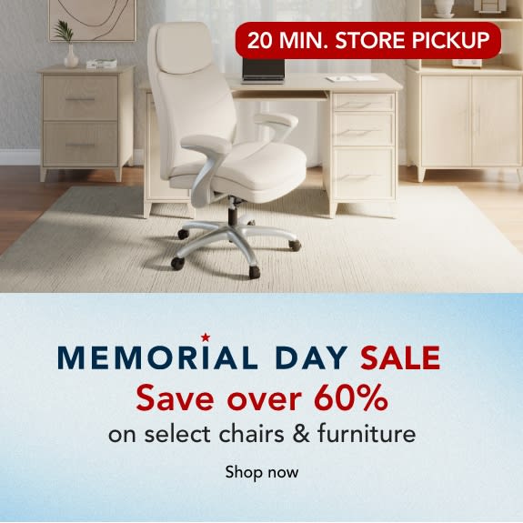 Save over 60% on select chairs and furniture