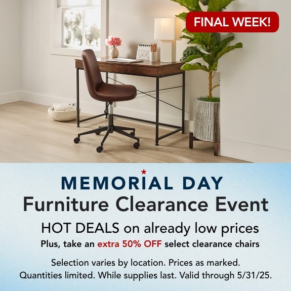 Furniture Clearance Event!