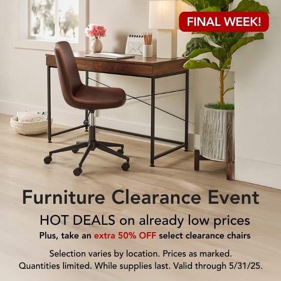 Furniture Clearance Event!