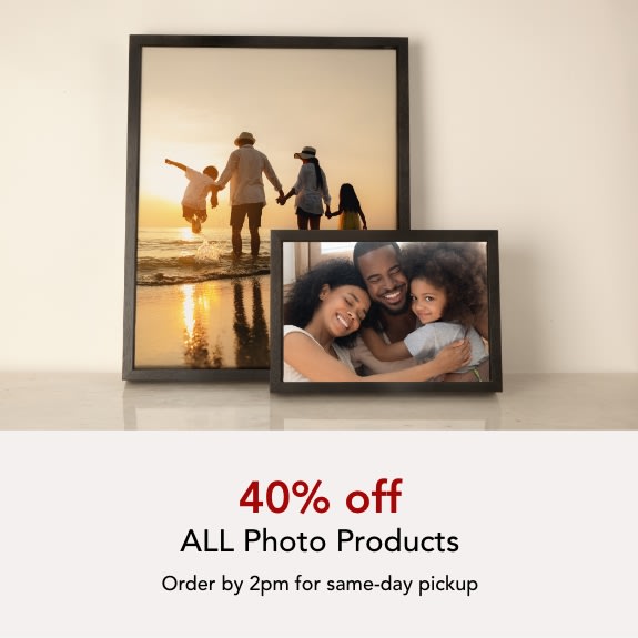 40% off ALL photo products