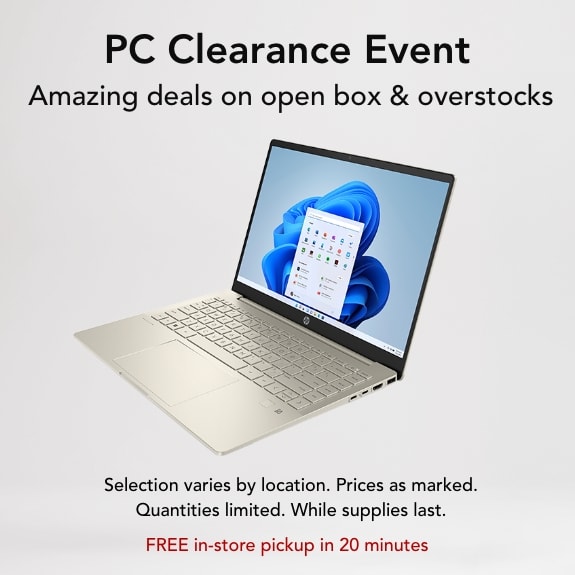 PC Clearance & closeout event!