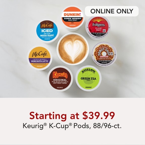 Keurig K-Cup Pods Starting at $39.99