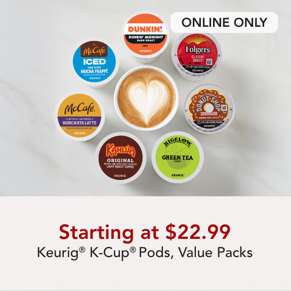 Keurig K-Cup Pods Starting at $22.99 Value Packs