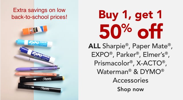 Buy One, Get One 50% off on Newell Brand Products