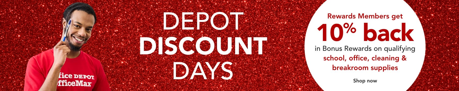 Depot Discount Days!