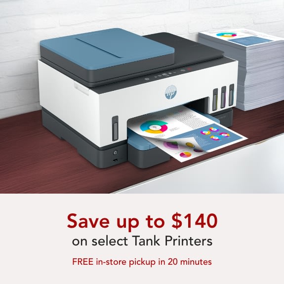 Save up to $140 on select Tank Printers