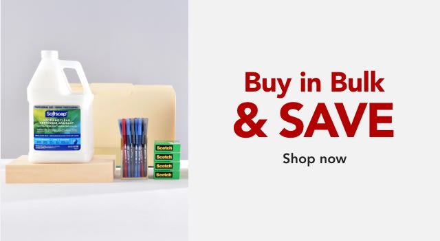 Buy in bulk and save