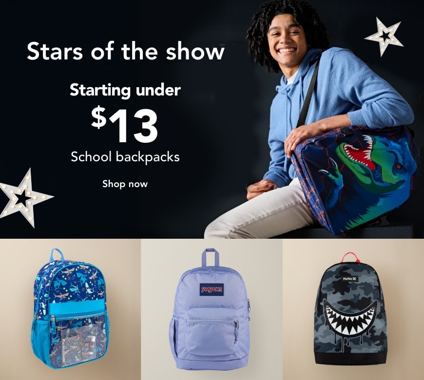 SAVE 25% ON BACKPACKS, LUNCH & HYDRATION (EXCLUDING JANSPORT and Nike)