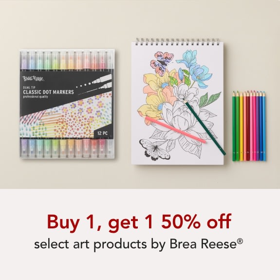 Buy 1 get 1 50% off ALL Brea Reese art products.